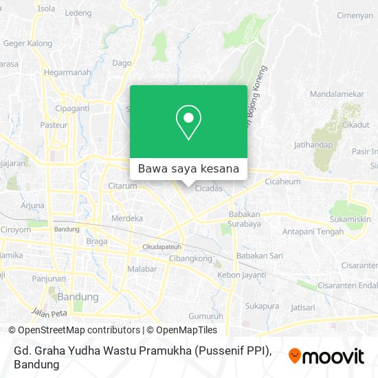 Peta Gd. Graha Yudha Wastu Pramukha (Pussenif PPI)