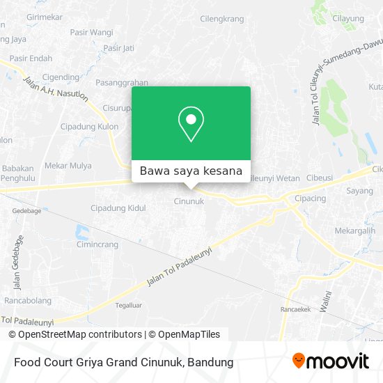 Peta Food Court Griya Grand Cinunuk