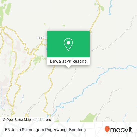 Peta 55 Jalan Sukanagara Pagerwangi