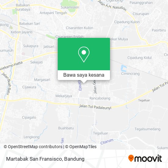 Peta Martabak San Fransisco