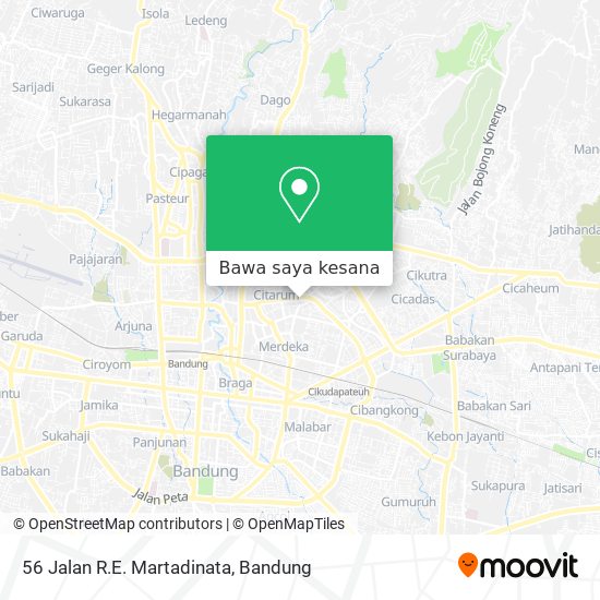 Peta 56 Jalan R.E. Martadinata