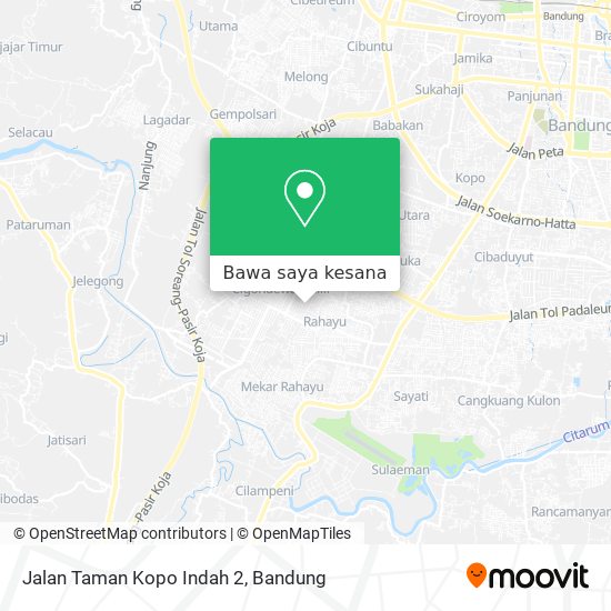 Peta Jalan Taman Kopo Indah 2