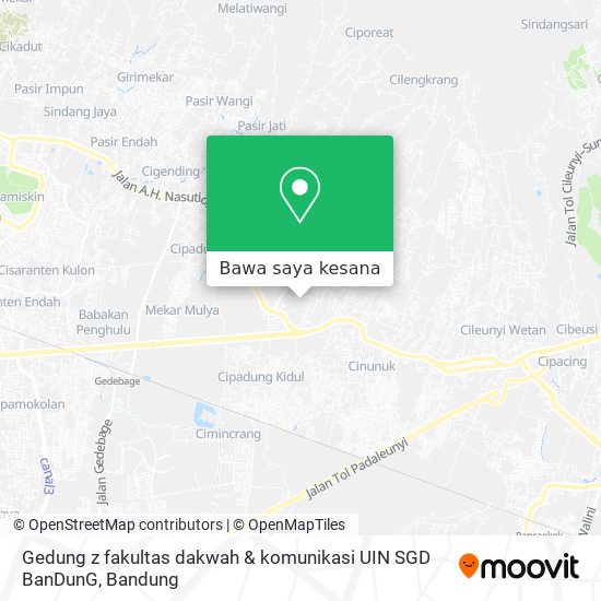 Peta Gedung z fakultas dakwah & komunikasi UIN SGD BanDunG