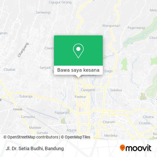 Peta Jl. Dr. Setia Budhi