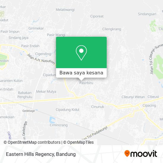 Peta Eastern Hills Regency