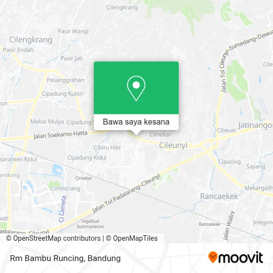 Peta Rm Bambu Runcing