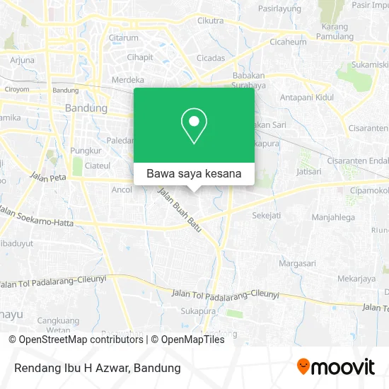 Peta Rendang Ibu H Azwar