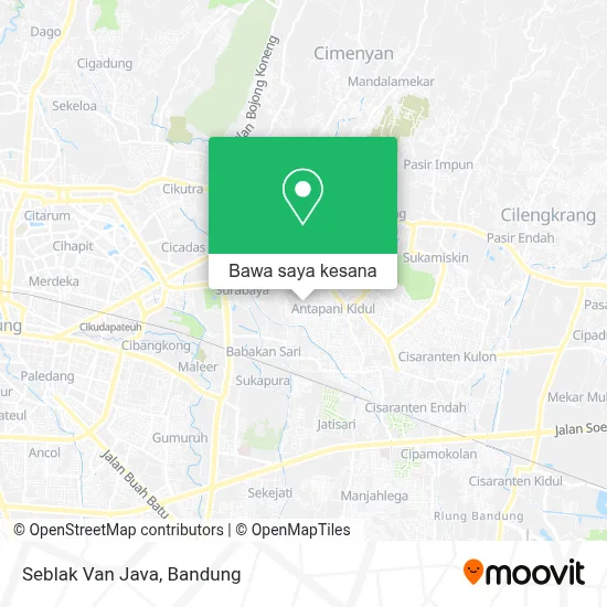 Peta Seblak Van Java