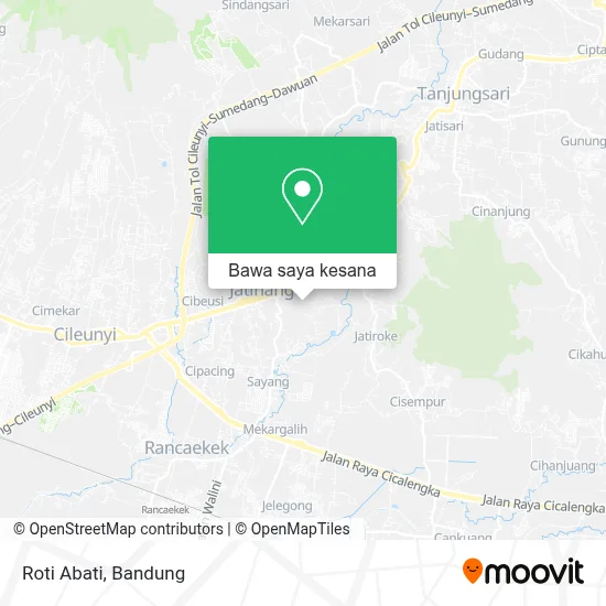 Peta Roti Abati