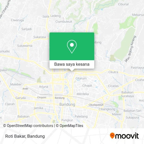 Peta Roti Bakar