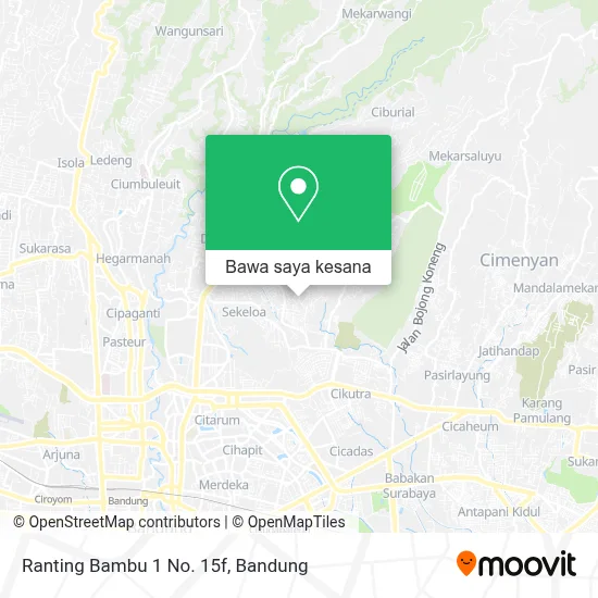 Peta Ranting Bambu 1 No. 15f