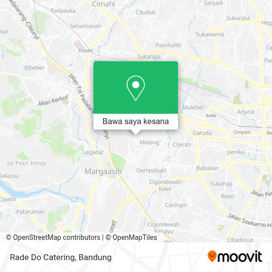 Peta Rade Do Catering