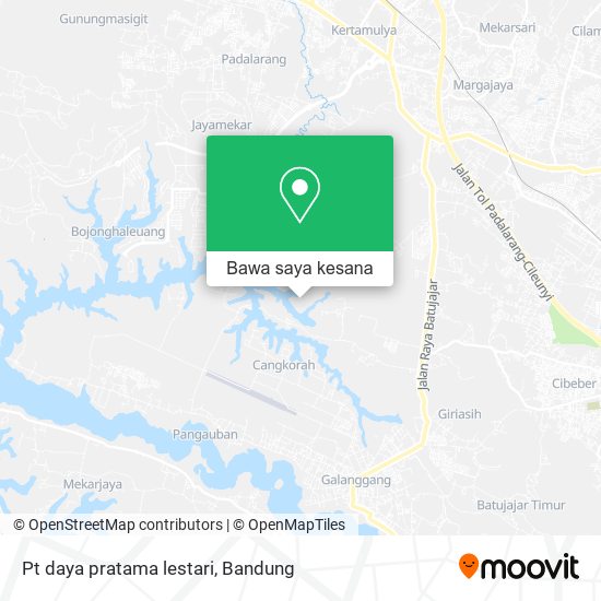 Peta Pt daya pratama lestari