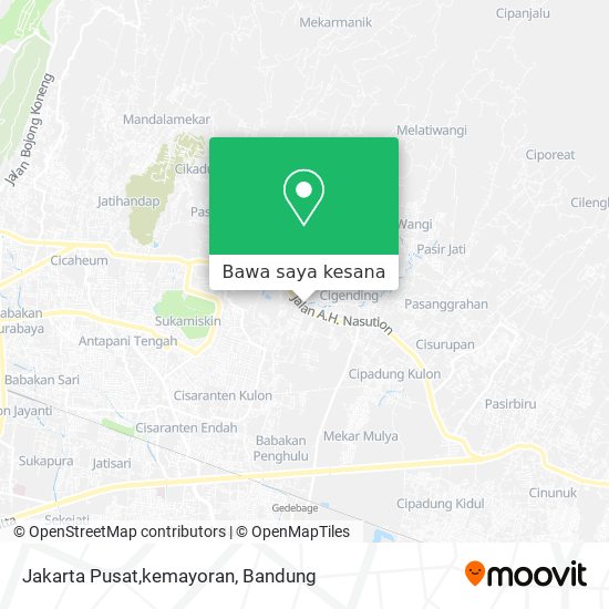 Peta Jakarta Pusat,kemayoran