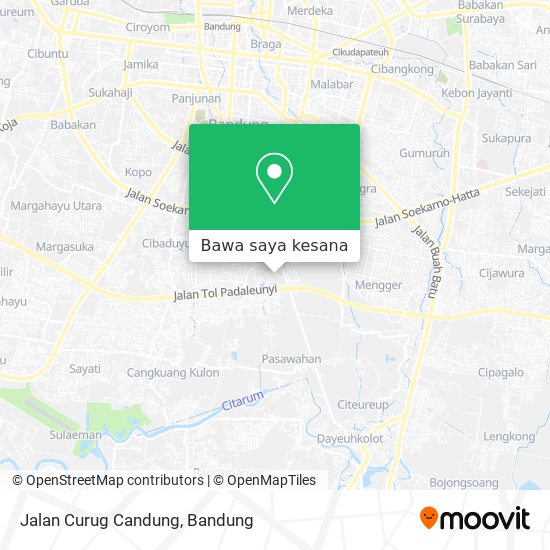 Peta Jalan Curug Candung