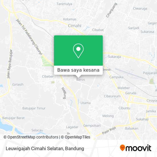 Peta Leuwigajah Cimahi Selatan