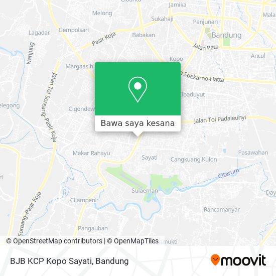 Peta BJB KCP Kopo Sayati