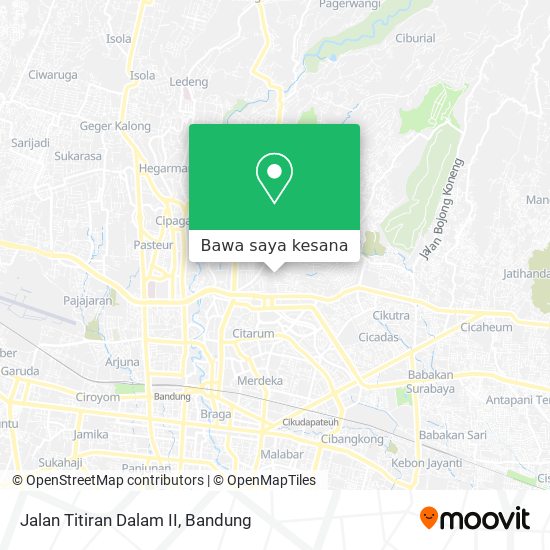 Peta Jalan Titiran Dalam II