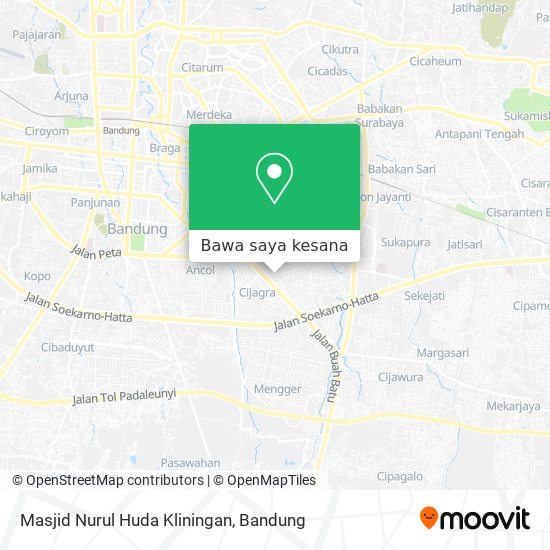 Peta Masjid Nurul Huda Kliningan