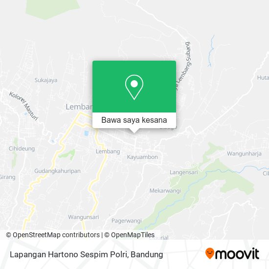 Peta Lapangan Hartono Sespim Polri