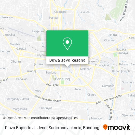 Peta Plaza Bapindo Jl. Jend. Sudirman Jakarta
