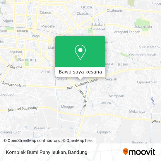Peta Komplek Bumi Panyileukan