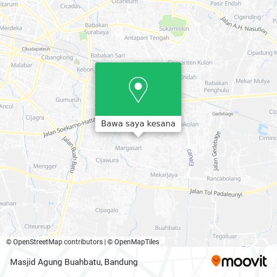 Peta Masjid Agung Buahbatu