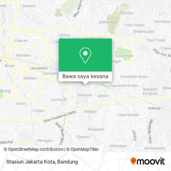 Peta Stasiun Jakarta Kota