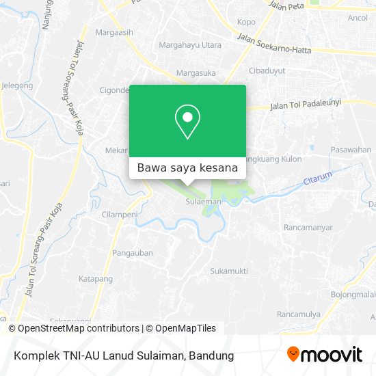 Peta Komplek TNI-AU Lanud Sulaiman