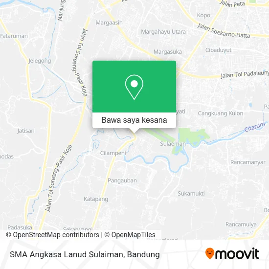 Peta SMA Angkasa Lanud Sulaiman