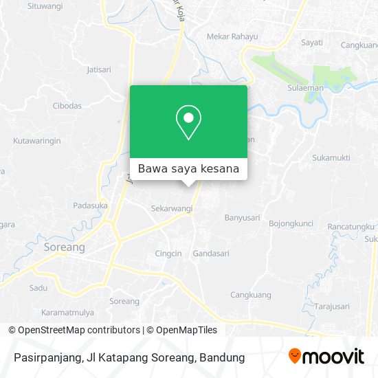 Peta Pasirpanjang, Jl Katapang Soreang