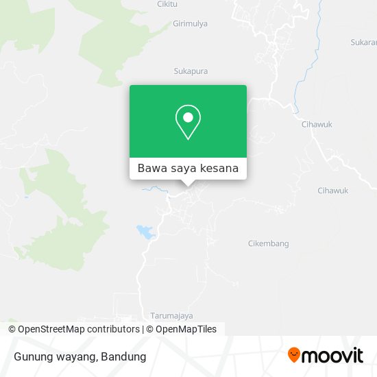 Peta Gunung wayang