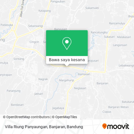 Peta Villa Riung Panyaungan, Banjaran