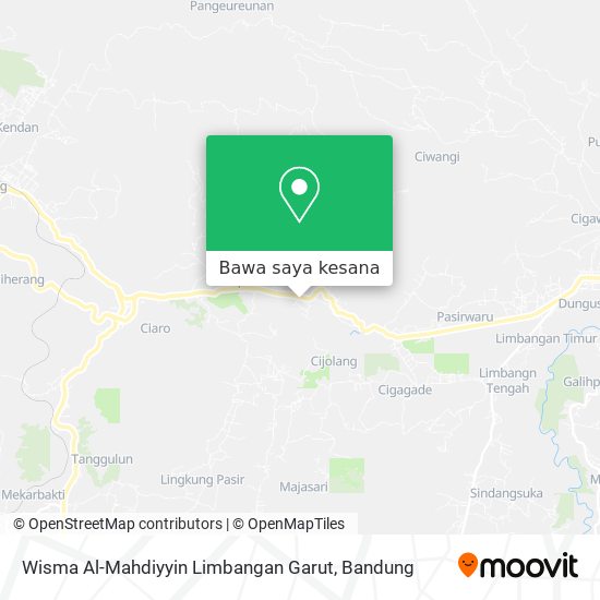 Peta Wisma Al-Mahdiyyin Limbangan Garut