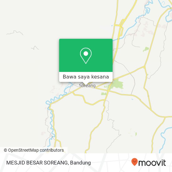 Peta MESJID BESAR SOREANG