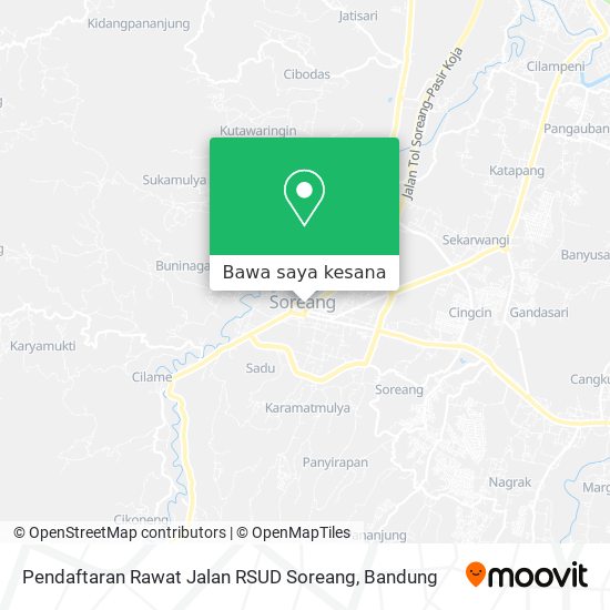 Peta Pendaftaran Rawat Jalan RSUD Soreang