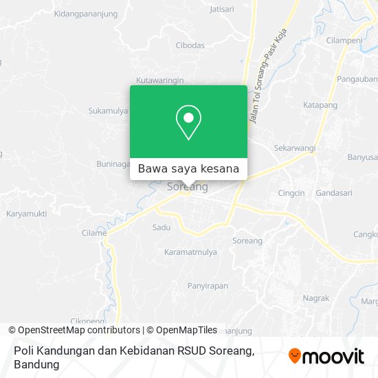 Peta Poli Kandungan dan Kebidanan RSUD Soreang