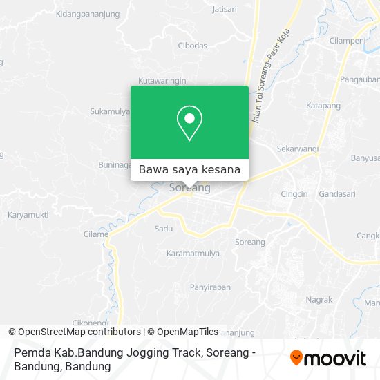 Peta Pemda Kab.Bandung Jogging Track, Soreang - Bandung