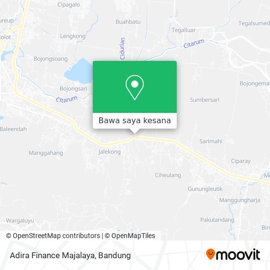 Peta Adira Finance Majalaya