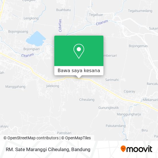 Peta RM. Sate Maranggi Ciheulang