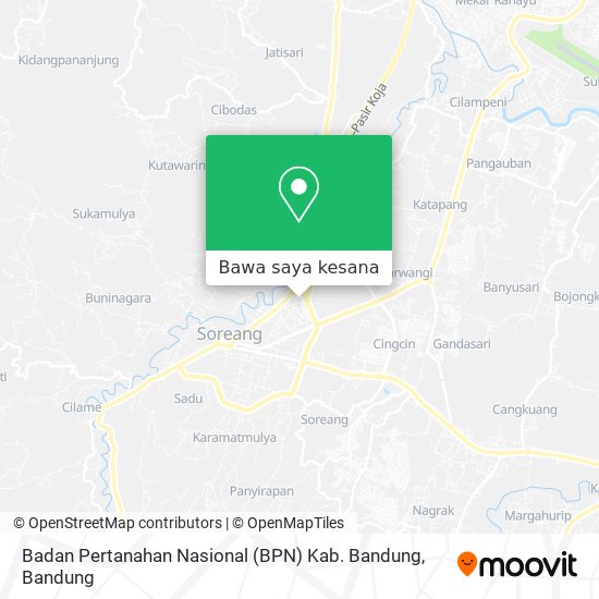 Peta Badan Pertanahan Nasional (BPN) Kab. Bandung