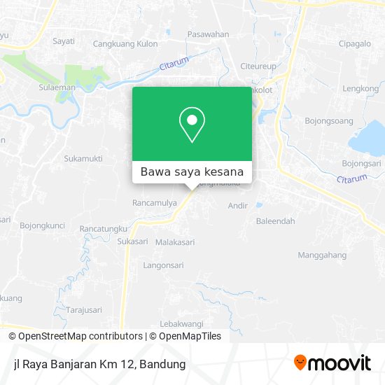 Peta jl Raya Banjaran Km 12