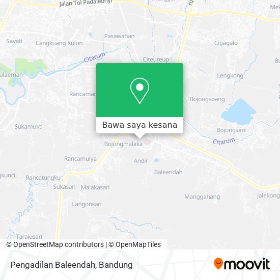 Peta Pengadilan Baleendah