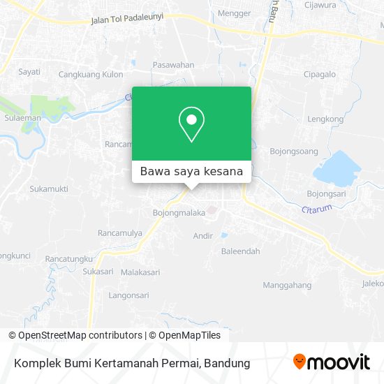 Peta Komplek Bumi Kertamanah Permai