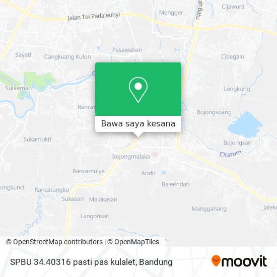 Peta SPBU 34.40316 pasti pas kulalet