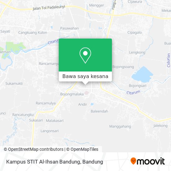 Peta Kampus STIT Al-Ihsan Bandung