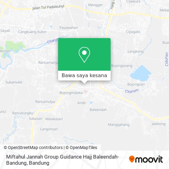 Peta Miftahul Jannah Group Guidance Hajj Baleendah- Bandung