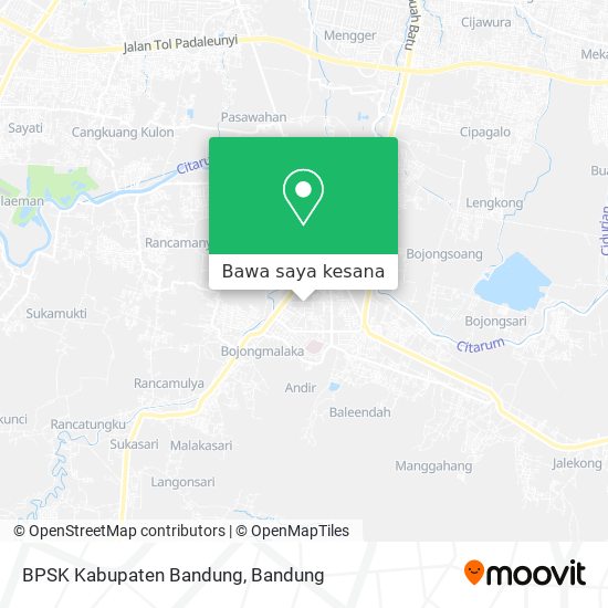 Peta BPSK Kabupaten Bandung