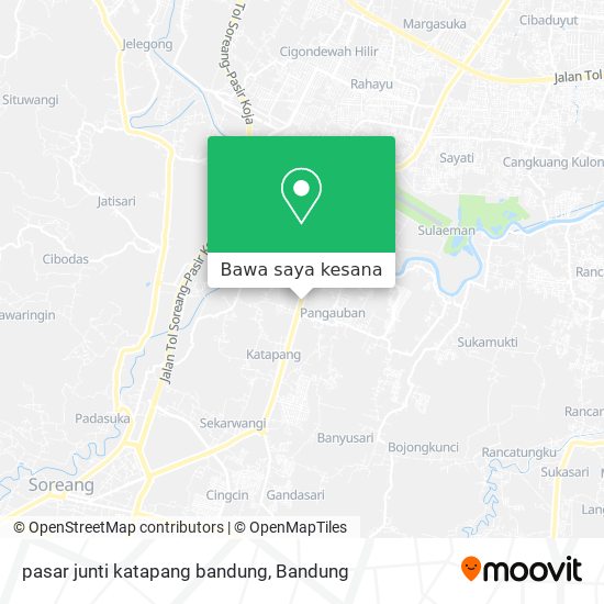 Peta pasar junti katapang bandung