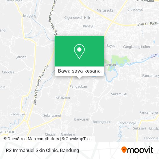 Peta RS Immanuel Skin Clinic